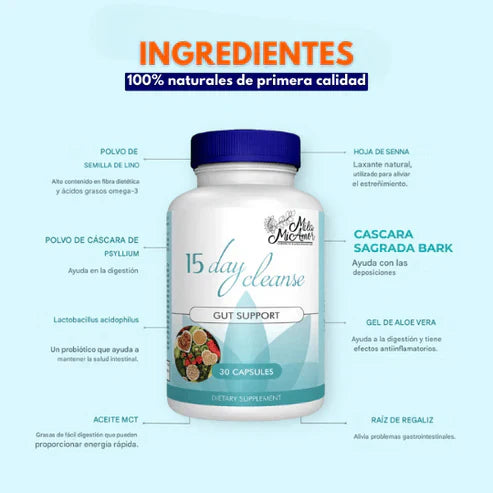 15 Day Cleanse Desintoxica tu cuerpo y baja de peso en solo 15 días
