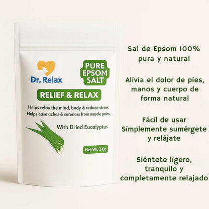 Dr. Relax™ – Pure Epsom Salt con Eucalipto Seco